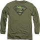 Camouflage Superman Logo DC Comics Long Sleeve Shirt thumbnail