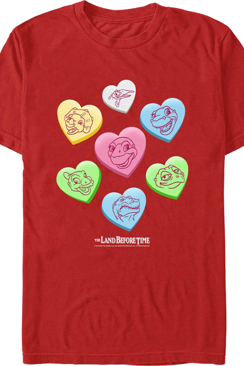 Candy Hearts Land Before Time T-Shirt