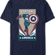 Captain America Graphic Poster Marvel Comics T-Shirt thumbnail