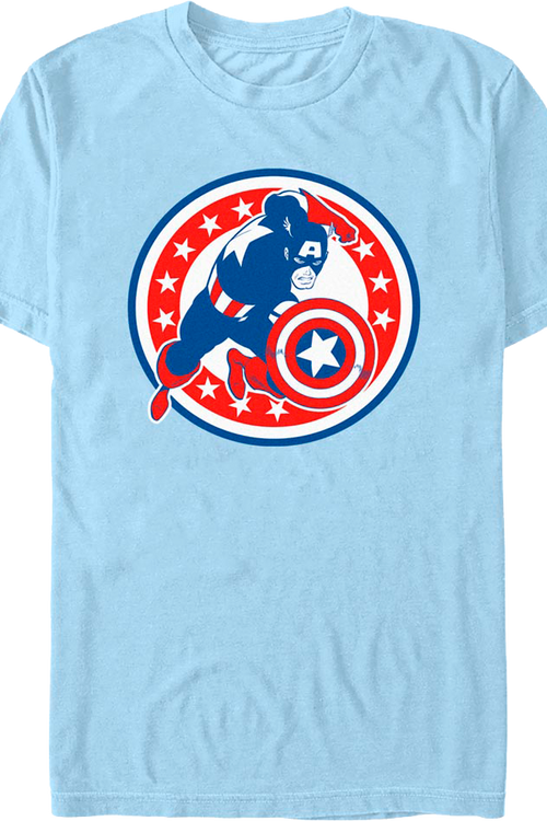 Captain America Shield Marvel Comics T-Shirt