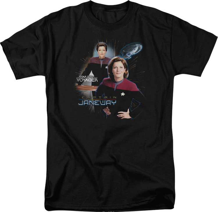 Captain Janeway Star Trek Voyager T-Shirt