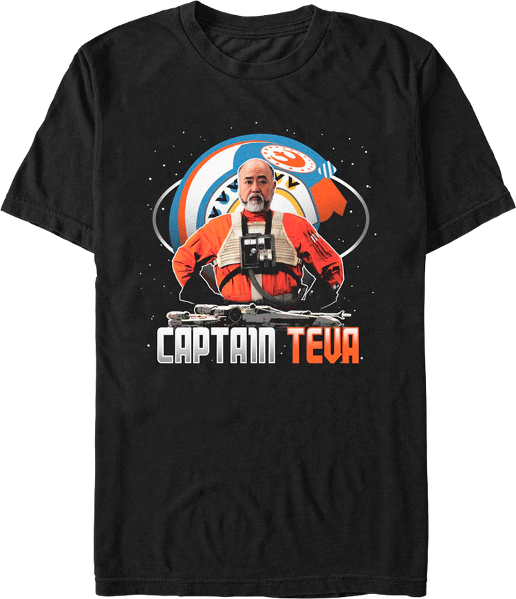 Captain Teva The Mandalorian Star Wars T-Shirt