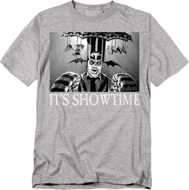 Carousel Headpiece It's Showtime Beetlejuice T-Shirt