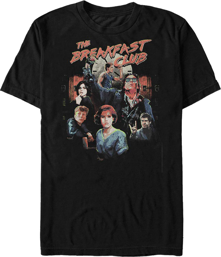 Cast Collage Breakfast Club T-Shirt