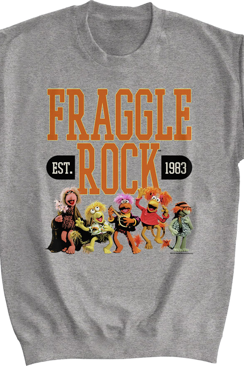 Cast Photo Est. 1983 Fraggle Rock Sweatshirt