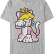 Cat Peach Super Mario Bros. T-Shirt thumbnail