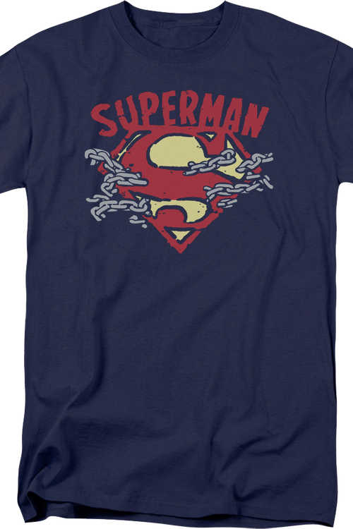 Chain Breaking Logo Superman DC Comics T-Shirt