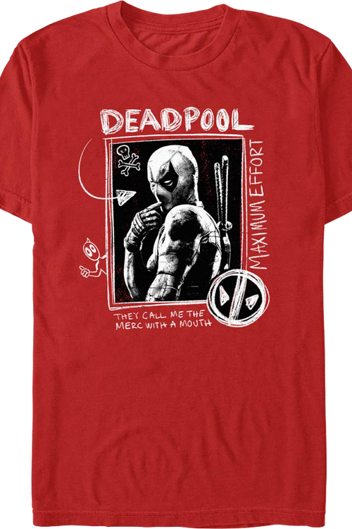 Chalkboard Deadpool T-Shirt