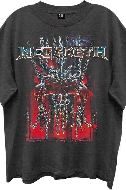 Chaos Chains Megadeth Oversized T-Shirt