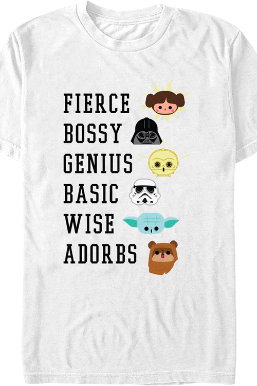 Galactic Characteristics Star Wars T-Shirt