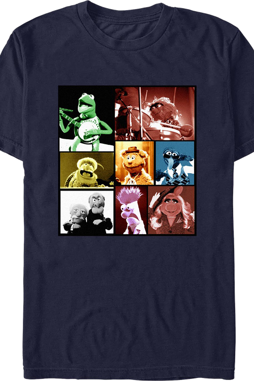 Character Collage Box Muppets T-Shirt
