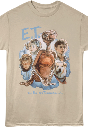 Character Collage E.T. The Extra-Terrestrial T-Shirt
