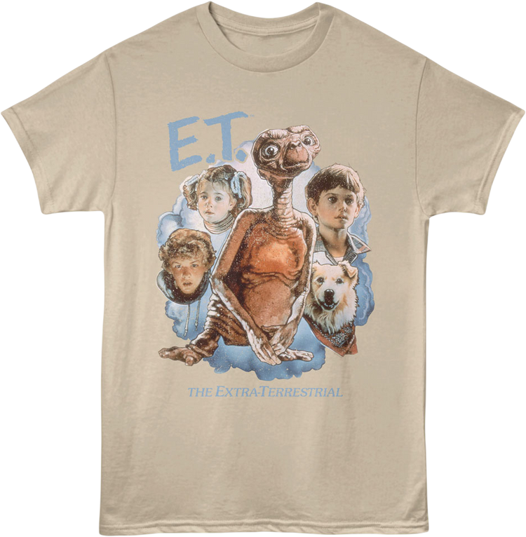 Character Collage E.T. The Extra-Terrestrial T-Shirt