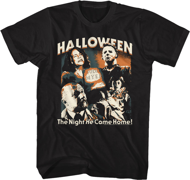 Character Collage Halloween T-Shirt