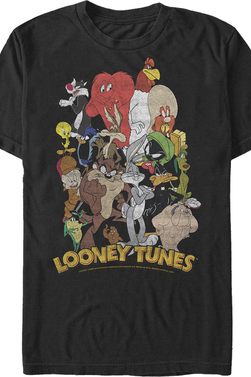 Character Collage Looney Tunes T-Shirt