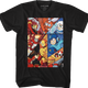 Character Collage Mega Man T-Shirt thumbnail