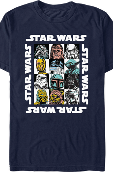 Character Grid Star Wars T-Shirt