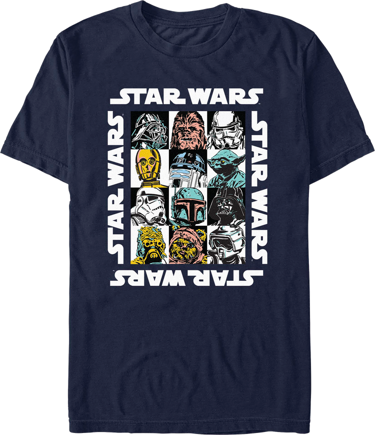 Character Grid Star Wars T-Shirt