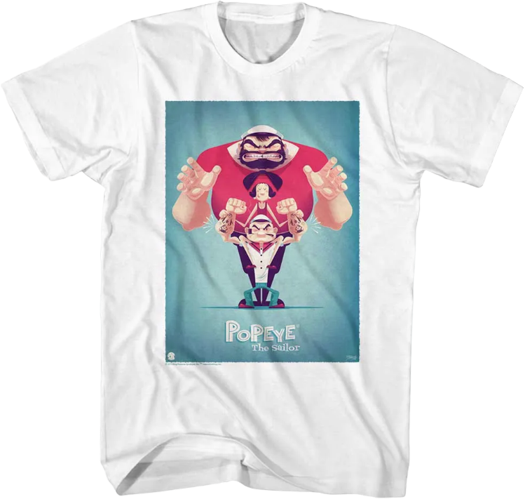 Bluto Olive Oyl Popeye T-Shirt