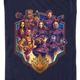 Character Shield Collage Guardians Of The Galaxy Volume 3 T-Shirt thumbnail