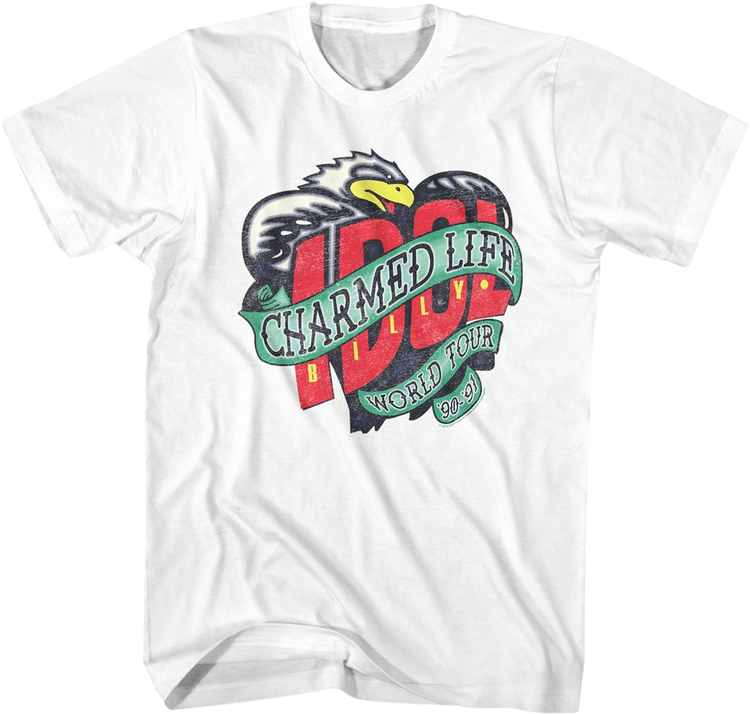 Charmed Life World Tour Billy Idol T-Shirt