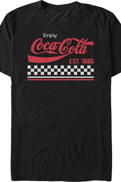 Checker Stripe Coca-Cola T-Shirt