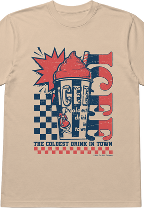 Checkerboard Coldest Drink In Town ICEE T-Shirt