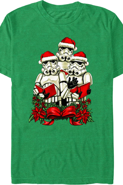 Christmas Caroling Stormertroopers Star Wars T-Shirt