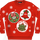 Christmas Trio Scratch N Sniff Knitted Sweater