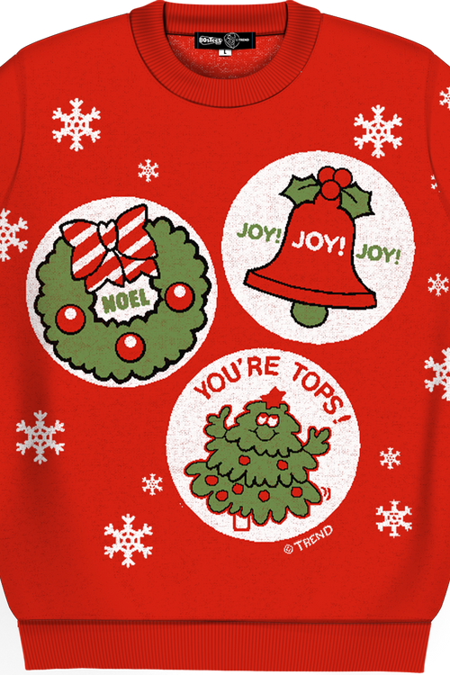 Christmas Trio Scratch N Sniff Knitted Sweater