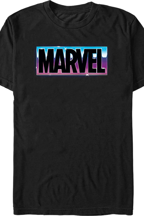 Chrome Logo Marvel Comics T-Shirt