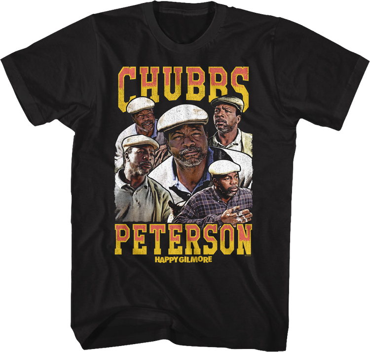 Chubbs Peterson Collage Happy Gilmore T-Shirt