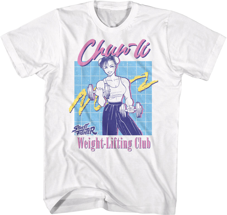 Chun-Li Weight-Lifting Club Street Fighter T-Shirt