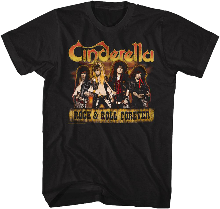 Cinderella Rock and Roll Forever T-Shirt