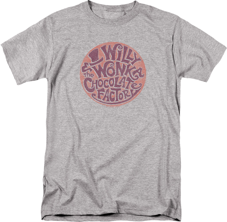Circle Logo Willy Wonka And The Chocolate Factory T-Shirt