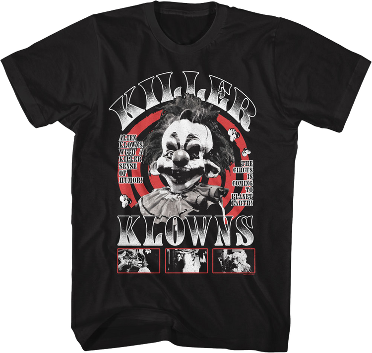 Circus Poster Killer Klowns From Outer Space T-Shirt