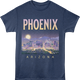 City Skyline Phoenix Arizona T-Shirt thumbnail