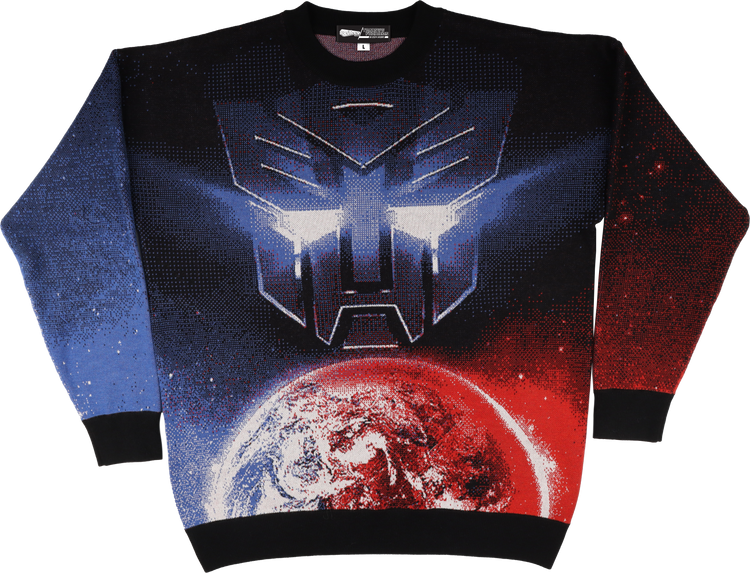 Classic Autobots Logo Transformers Knitted Sweater