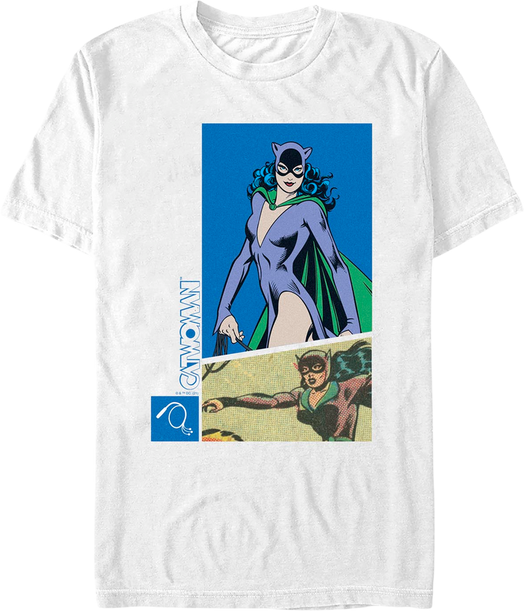 Retro Catwoman Panels DC Comics T-Shirt