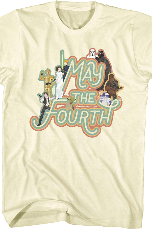 Classic Characters May The Fourth Star Wars T-Shirt