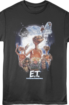 Classic Collage E.T. The Extra-Terrestrial T-Shirt