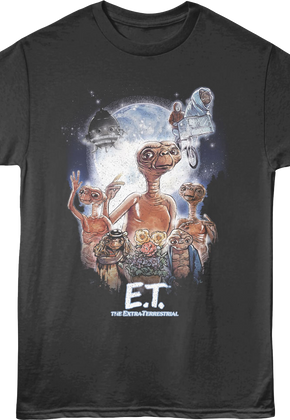 Classic Collage E.T. The Extra-Terrestrial T-Shirt