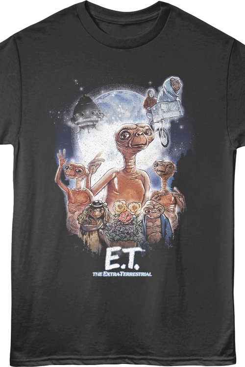 Classic Collage E.T. The Extra-Terrestrial T-Shirt