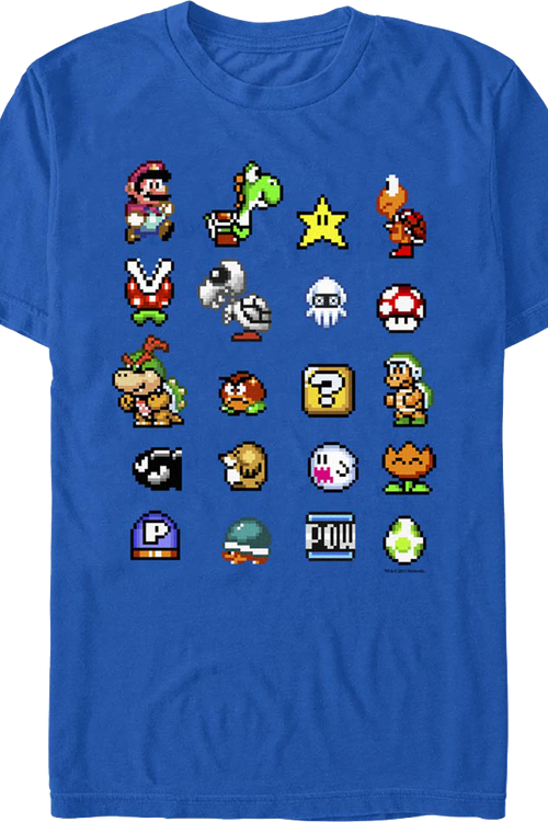 Classic Icons Super Mario Bros. T-Shirt