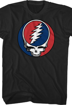 Classic Lightning Skull Logo Grateful Dead T-Shirt