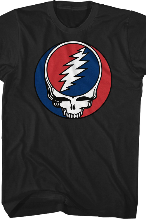 Classic Lightning Skull Logo Grateful Dead T-Shirt