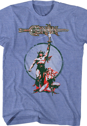 Classic Poster Conan The Barbarian T-Shirt