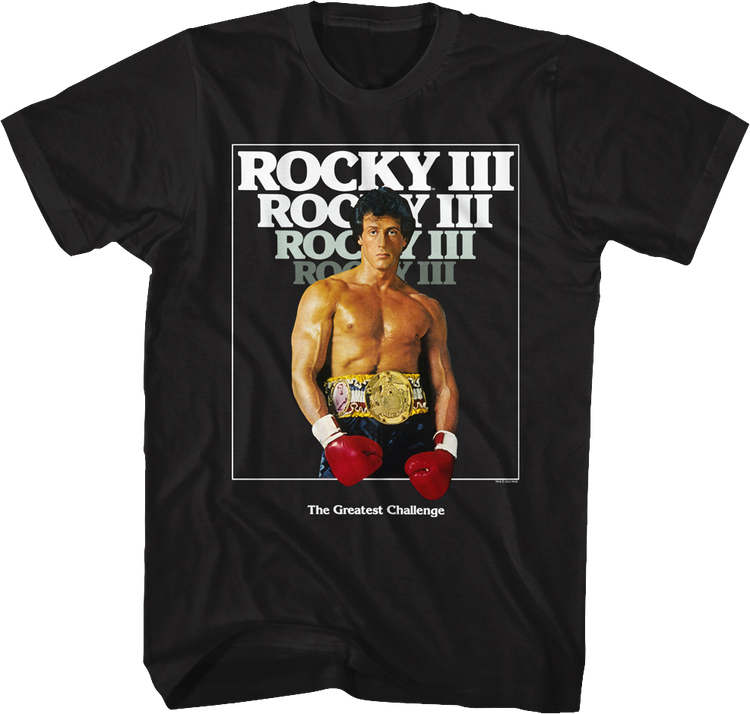 Classic Poster Rocky III T-Shirt