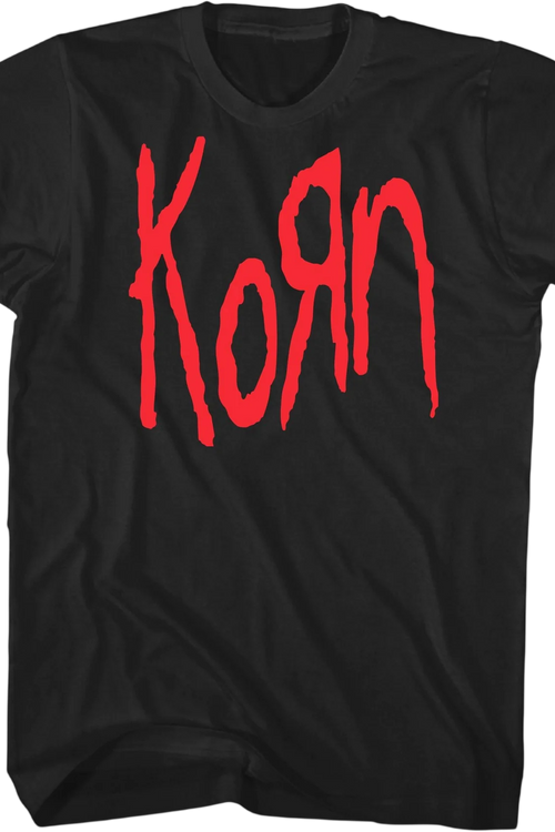 Classic Red Logo Korn T-Shirt