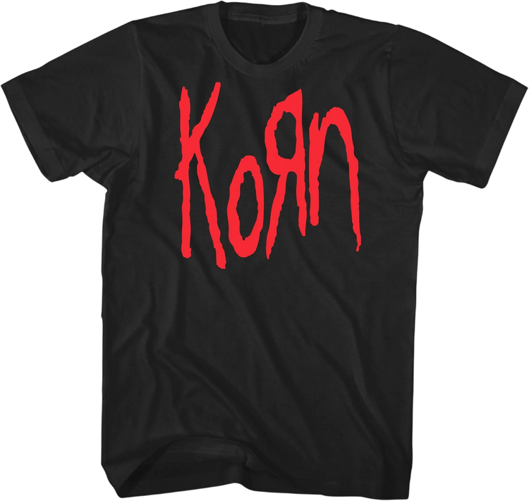 Classic Red Logo Korn T-Shirt